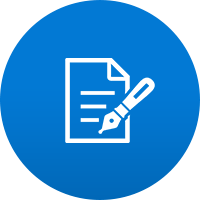 ノートとペンのアイコン